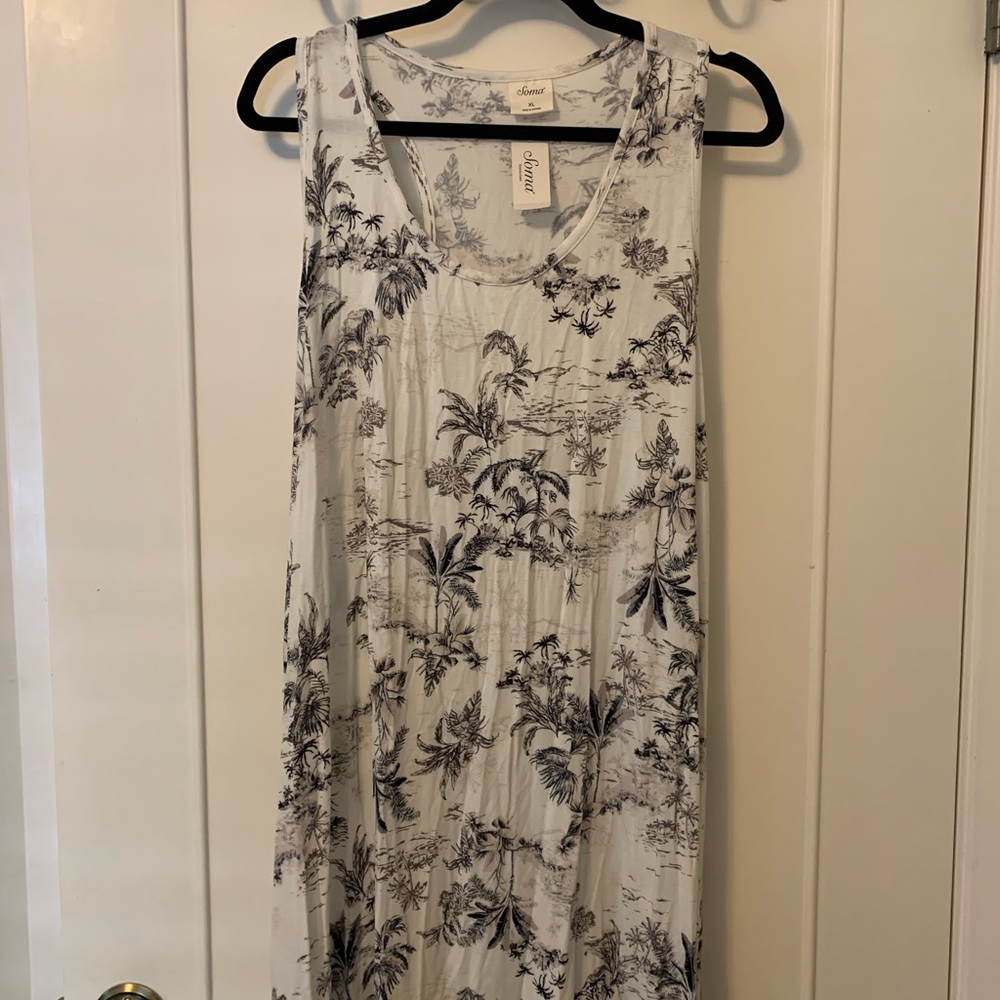 NWT Soma Cool Nights Tank Sleepshirt XL